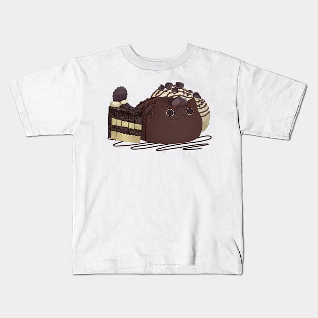 Brownie Kids T-Shirt by cottonvalent